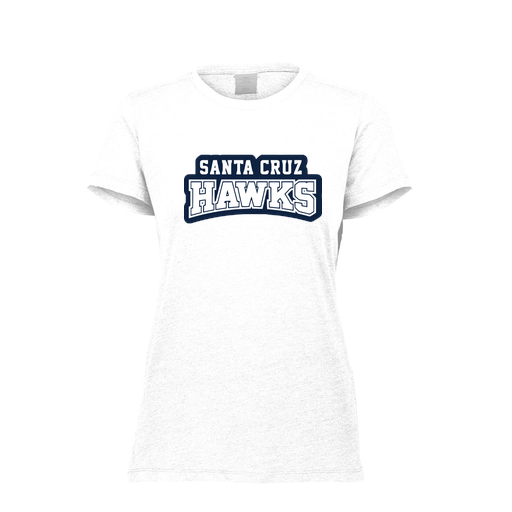 [FTSCUBWH-FAXS-LOGO1] Decker Women's Tri-Blend T-Shirt - Short Sleeve (Female Adult XS, White, Logo 1)