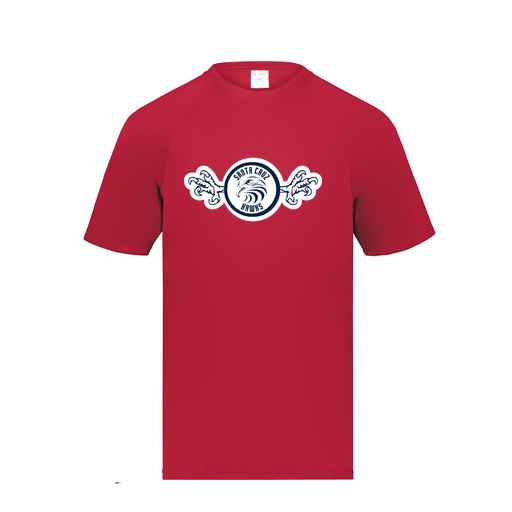 [2790.083.S-LOGO3] Men's Smooth Sport T-Shirt (Adult S, Red, Logo 3)