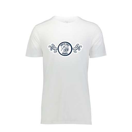 [FTSCUBWH-AS-LOGO3] Decker Men's Tri-Blend T-Shirt - Short Sleeve (Adult S, White, Logo 3)