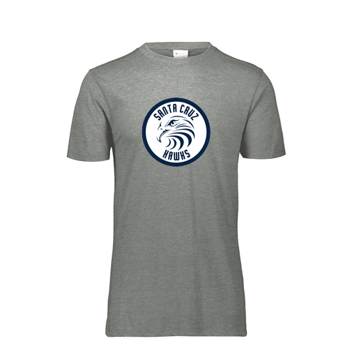 [FTSCUBGY-AS-LOGO2] Decker Men's Tri-Blend T-Shirt - Short Sleeve (Adult S, Gray, Logo 2)