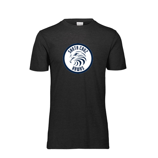 [FTSCUBBK-YS-LOGO2] Decker Youth Tri-Blend T-Shirt - Short Sleeve (Youth S, Black, Logo 2)