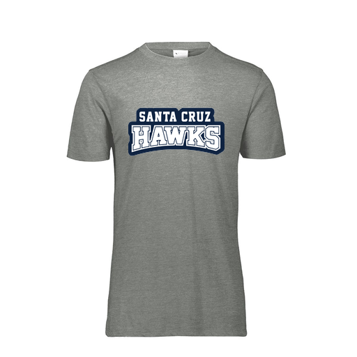 [FTSCUBGY-YS-LOGO1] Decker Youth Tri-Blend T-Shirt - Short Sleeve (Youth S, Gray, Logo 1)