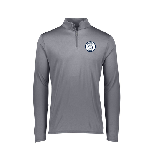 [FTLQFLGY-FAXS-LOGO2] Decker Women's Flex-Lite 1/4 Zip Shirt (Female Adult XS, Gray, Logo 2)