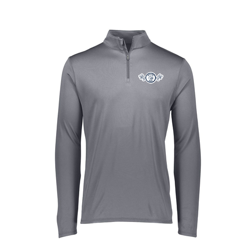 [FTLQFLGY-FAXS-LOGO3] Decker Women's Flex-Lite 1/4 Zip Shirt (Female Adult XS, Gray, Logo 3)