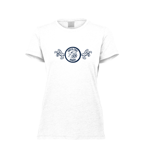 [FTSCUBWH-FAXS-LOGO3] Decker Women's Tri-Blend T-Shirt - Short Sleeve (Female Adult XS, White, Logo 3)