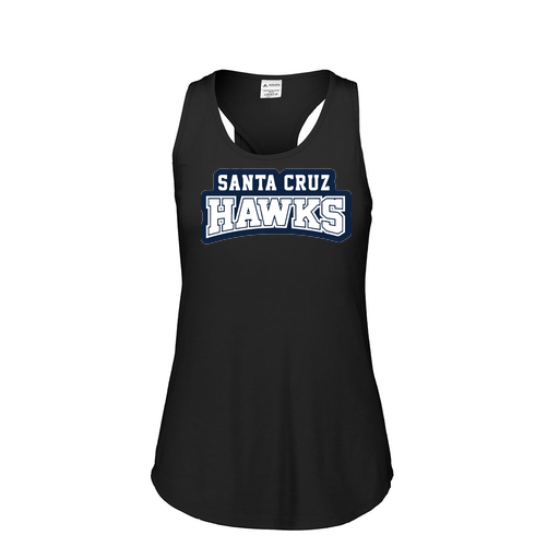 [FT0TUBBK-FAS-LOGO1] Ladies Tri Blend Tank Top (Female Adult S, Black, Logo 1)