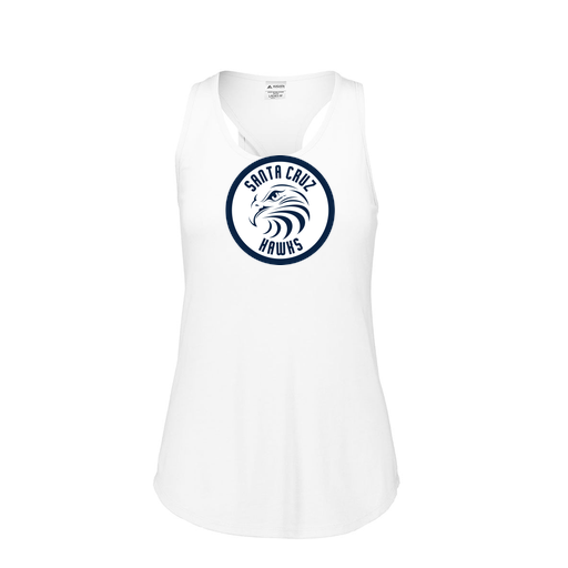 [FT0TUBWH-FAS-LOGO2] Ladies Tri Blend Tank Top (Female Adult S, White, Logo 2)