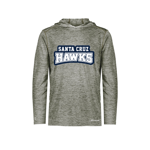 [FOLHCGGY-AS-LOGO1] Decker Men's Charge Hoodie (Adult S, Gray, Logo 1)