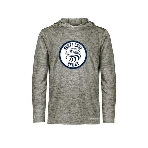 [FOLHCGGY-AS-LOGO2] Decker Men's Charge Hoodie (Adult S, Gray, Logo 2)