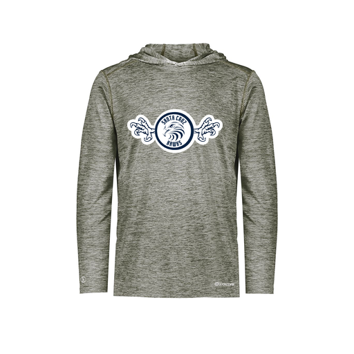 [FOLHCGGY-AS-LOGO3] Decker Men's Charge Hoodie (Adult S, Gray, Logo 3)