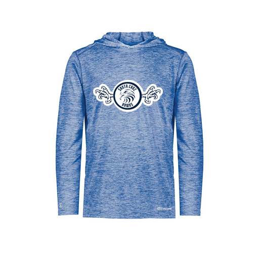 [FOLHCGRY-YS-LOGO3] Decker Youth Charge Hoodie (Youth S, Royal, Logo 3)
