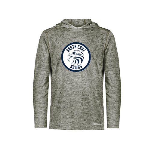 [FOLHCGGY-YS-LOGO2] Decker Youth Charge Hoodie (Youth S, Gray, Logo 2)