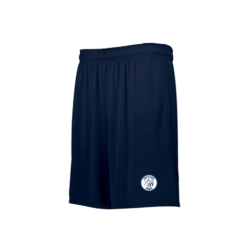 [229611.065.S-LOGO2] Decker Youth Swift Short (Youth S, Navy, Logo 2)