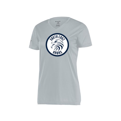 [222820.099.S-LOGO2] Ladies Movement Dri Fit Shirt (Female Adult S, Silver, Logo 2)